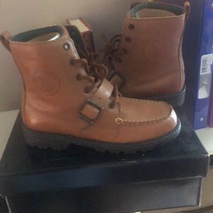 Boys Ralph Lauren Tan Ranger sz4